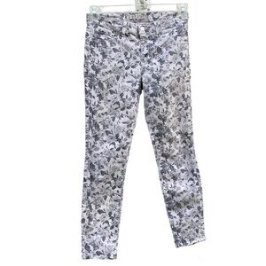 J Brand Sugar Cane Mini Floral Capri Jeans Size 27